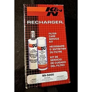 K&N Recharger Air Filter Cleaning Kit 99-5000 - Filter Oil & Cleaning Spray New